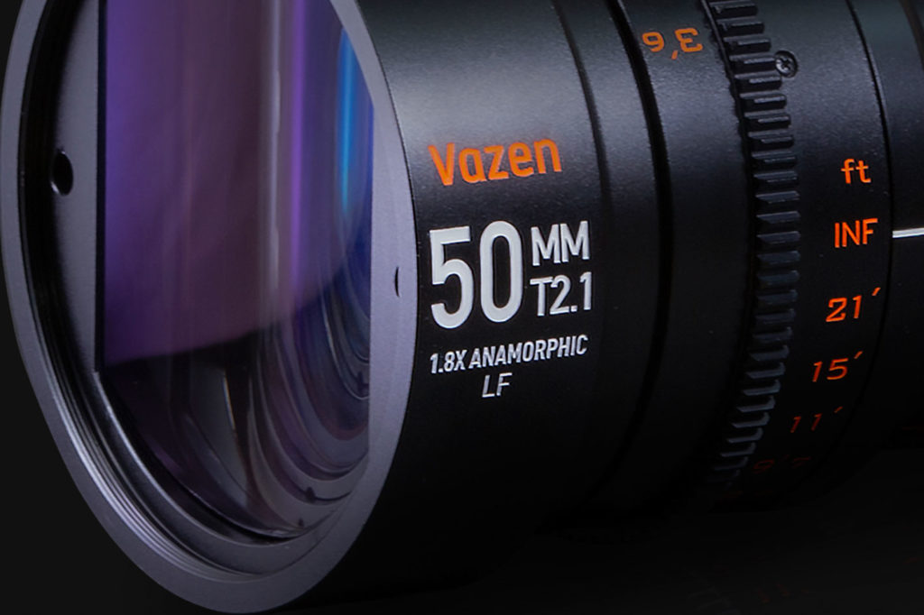 Vazen has a new 50mm T2.1 1.8X anamorphic lens for full frame
