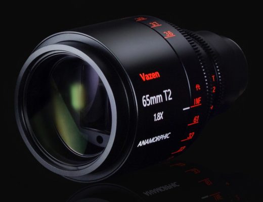 Vazen 65mm T2 1.8x Anamorphic lens for Micro Four Thirds