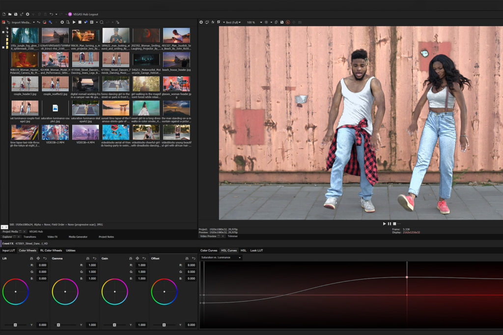 VEGAS Pro 20: free update has better AI and enhances color grading