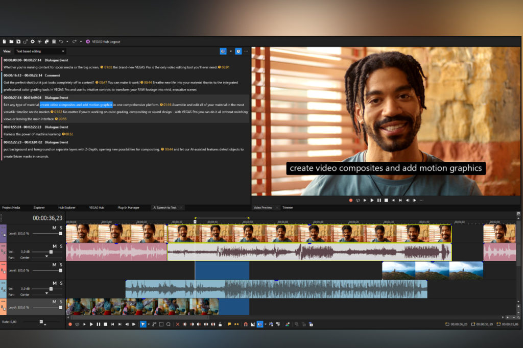 VEGAs Pro 21 receives new major update during NAB 2024