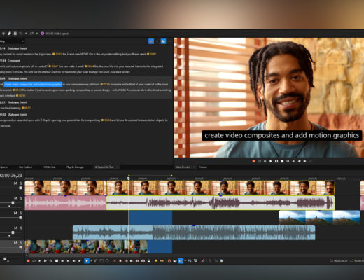 VEGAs Pro 21 receives new major update during NAB 2024