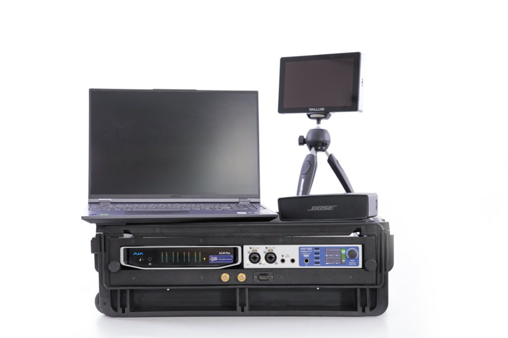 VEGO Mobile Editing Solution: editorial kit the size of a suitcase