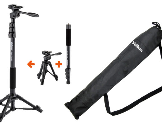 VELBON Pole Pod EX: a tripod, pole and monopod