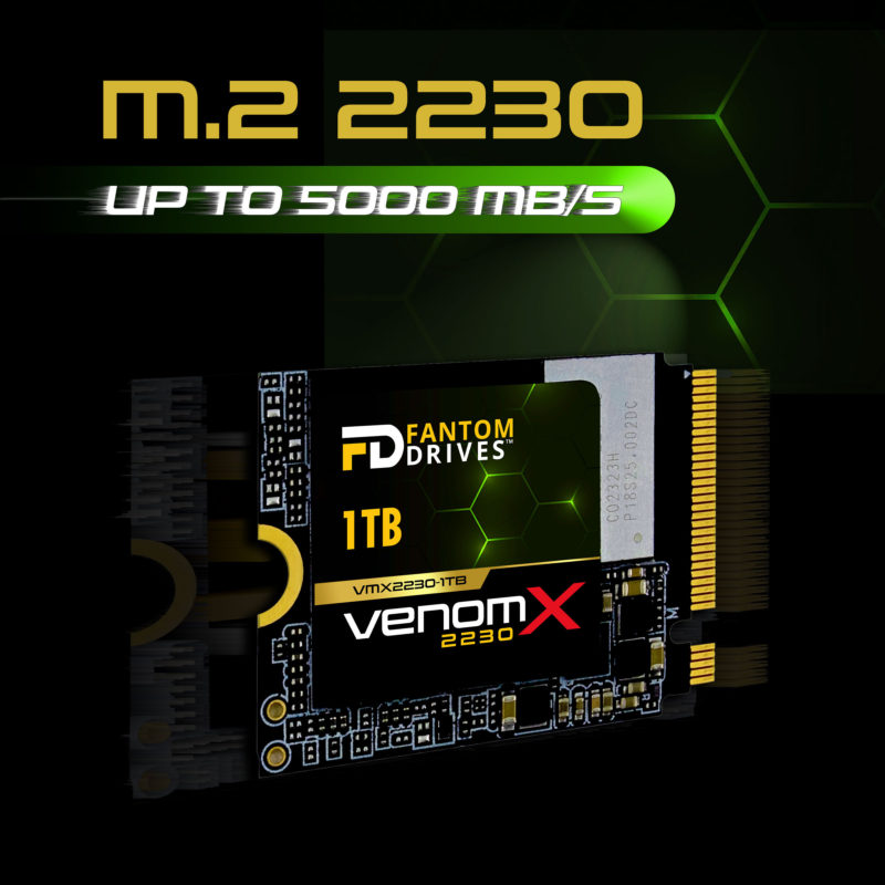VENOMX NVMe SSD drives for VP and video production