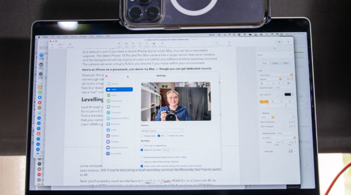 Using Pro Cameras for Videoconferencing 1