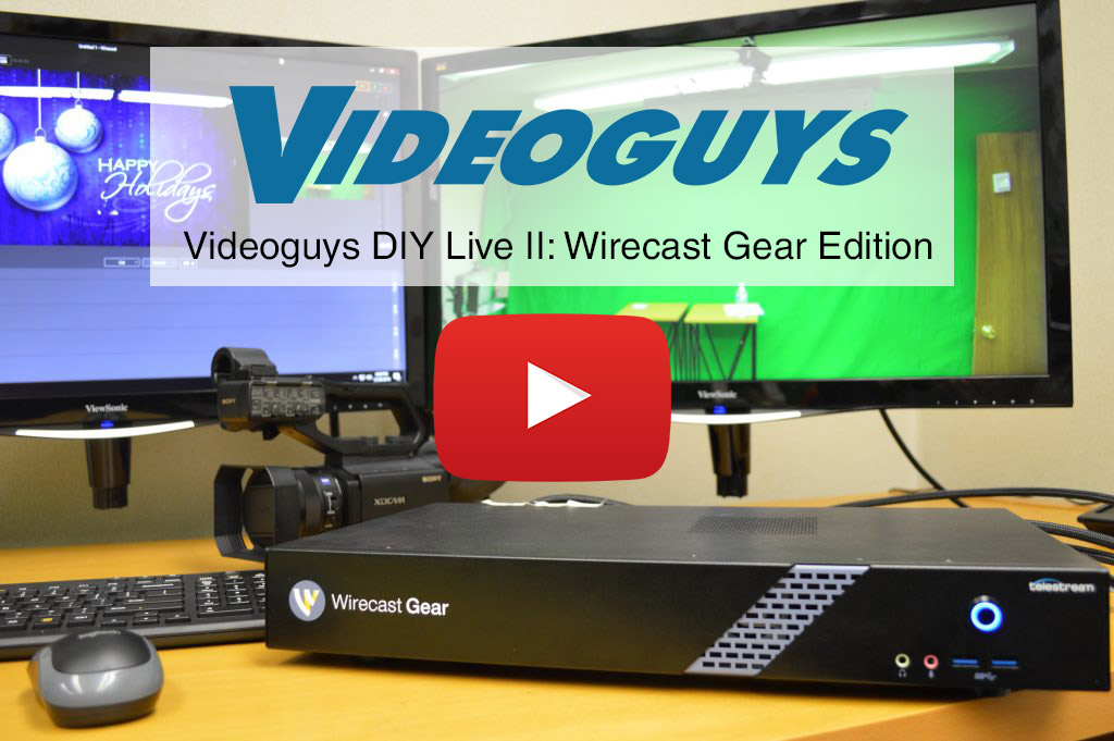 how to set up a live production studio with wirecast gear