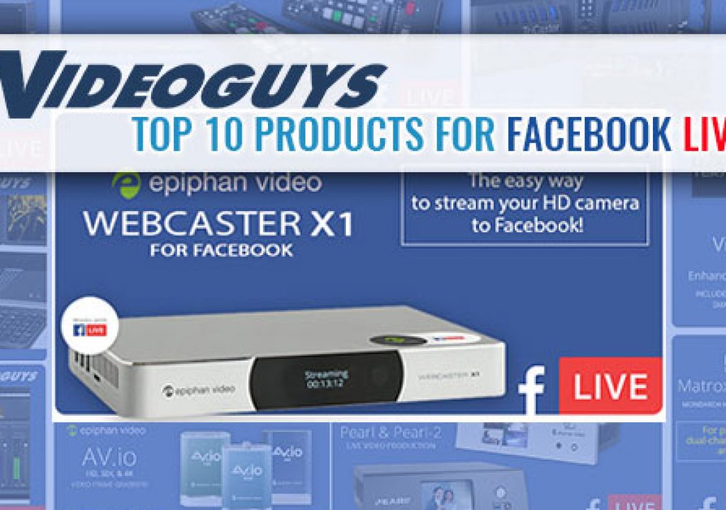 Top 10 Products for Facebook Live 1