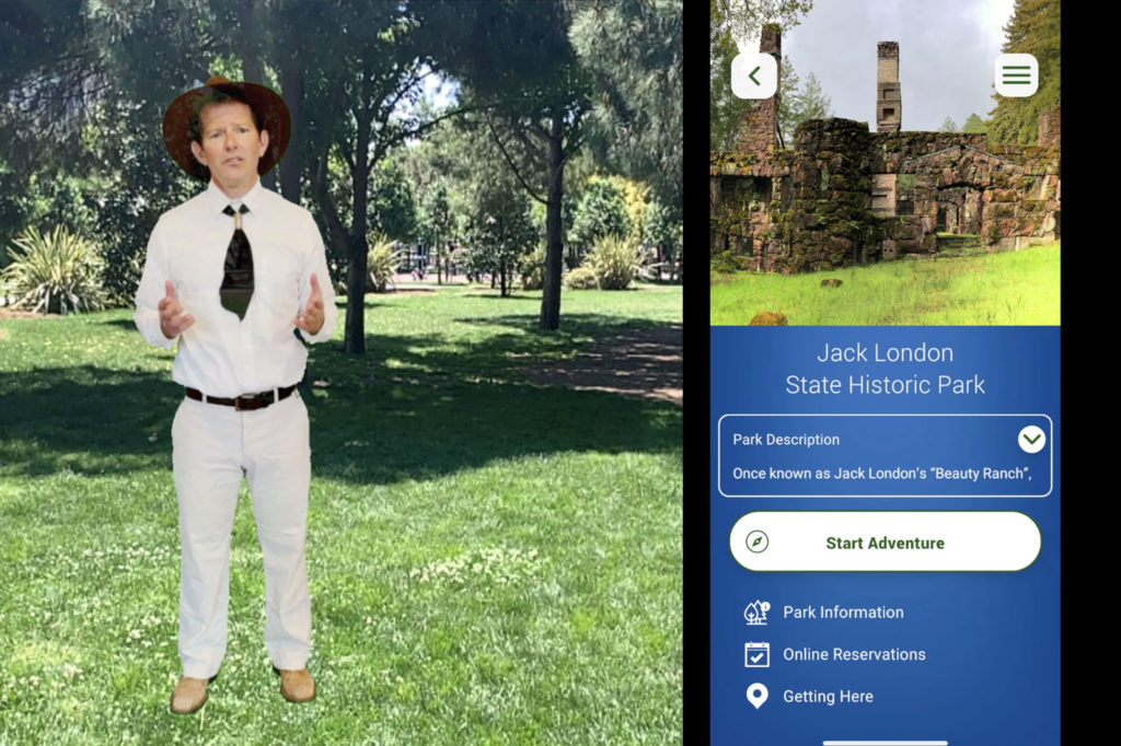 Virtual Adventurer: discover California State Parks with an AR/VR mobile app