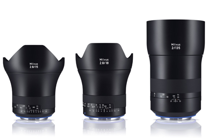 Three new Zeiss Milvus lenses for IBC 2016