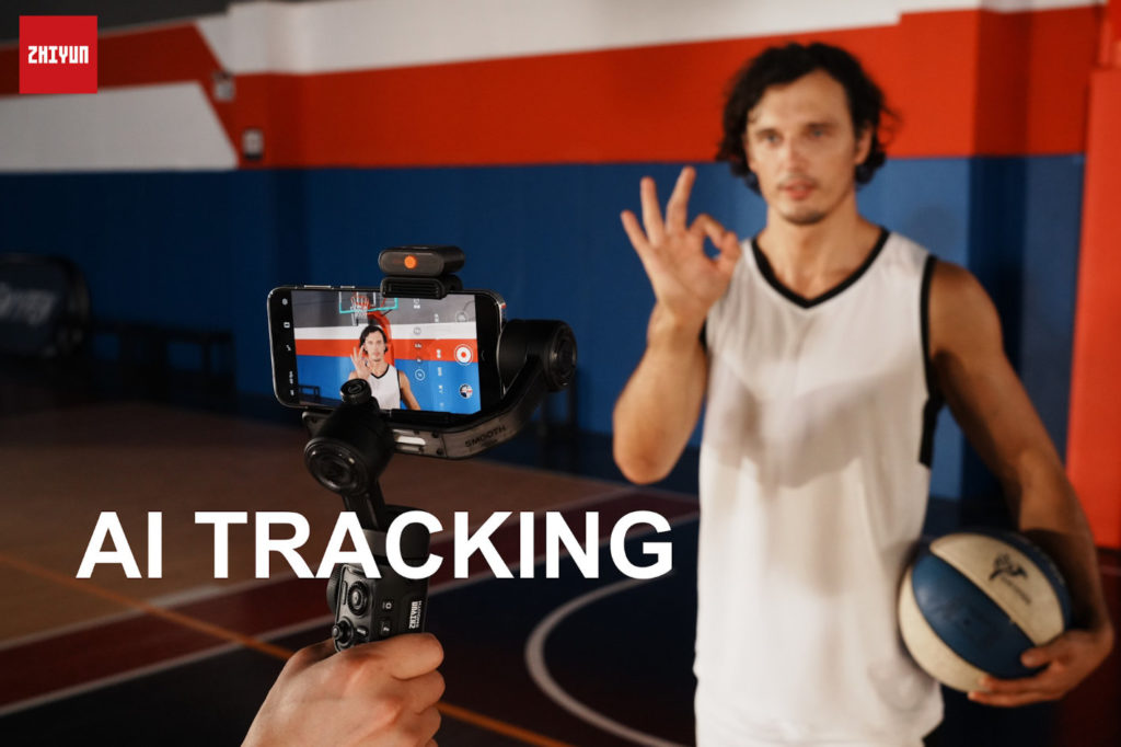 ZHIYUN announces AI tracking for smartphone gimbals