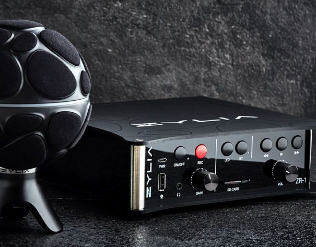 ZYLIA ZR-1: a portable recorder for 360-degree sound recording
