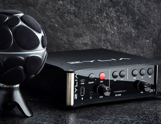 ZYLIA ZR-1: a portable recorder for 360-degree sound recording